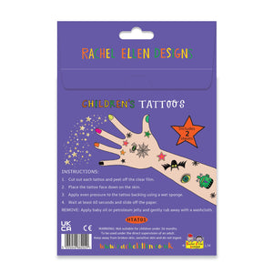 Rachel Ellen - Spooky Halloween Kids Temporary Tattoos