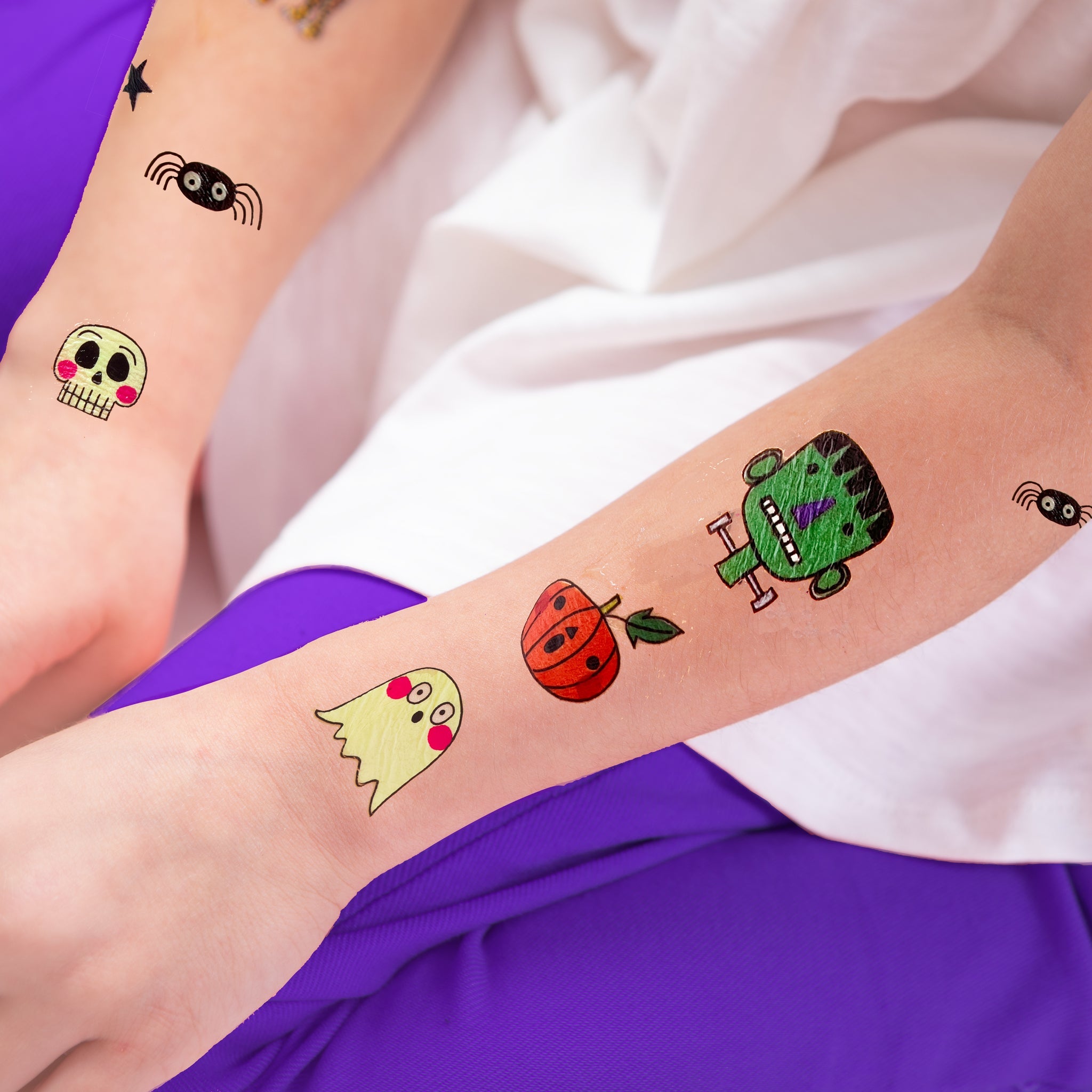 Rachel Ellen - Spooky Halloween Kids Temporary Tattoos