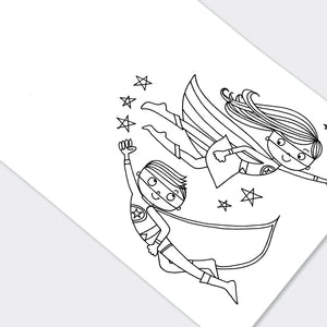 Rachel Ellen - Super Hero Colouring Book