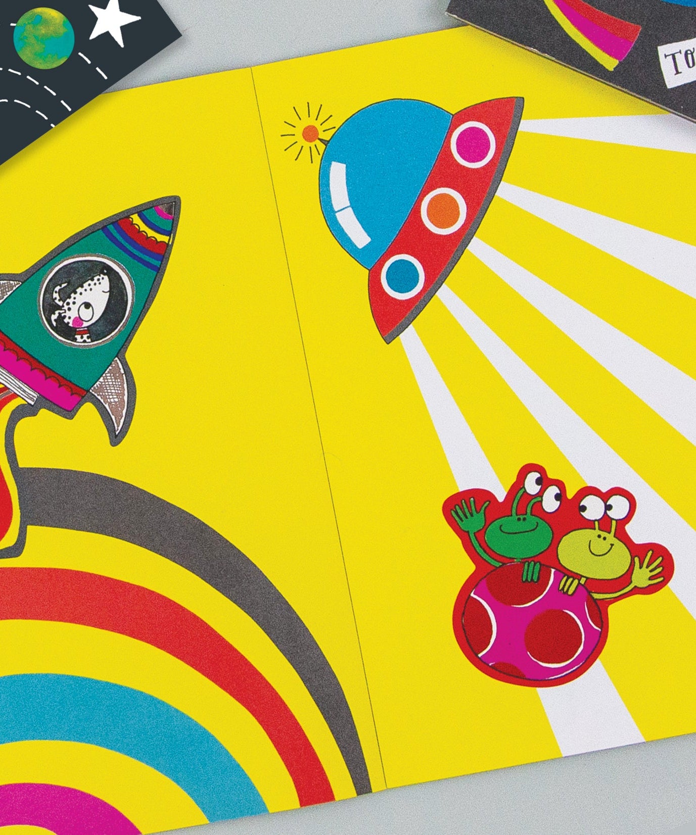 Rachel Ellen - To The Moon Sticker Scene Coloring and Activity Book