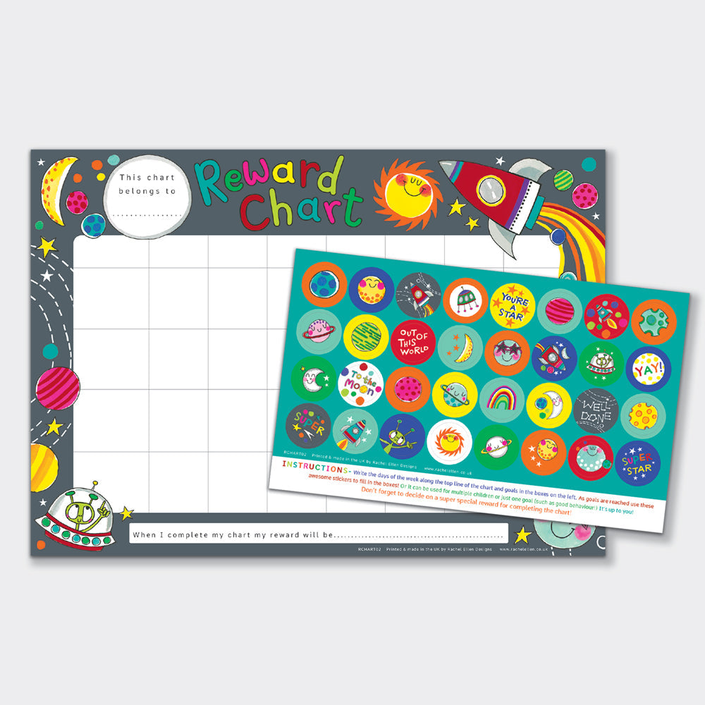 Rachel Ellen - To The Moon Reward Chart