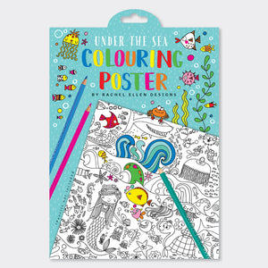 Rachel Ellen - Under The Sea Giant Colouring Posters