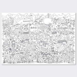 Rachel Ellen - Under The Sea Giant Colouring Posters