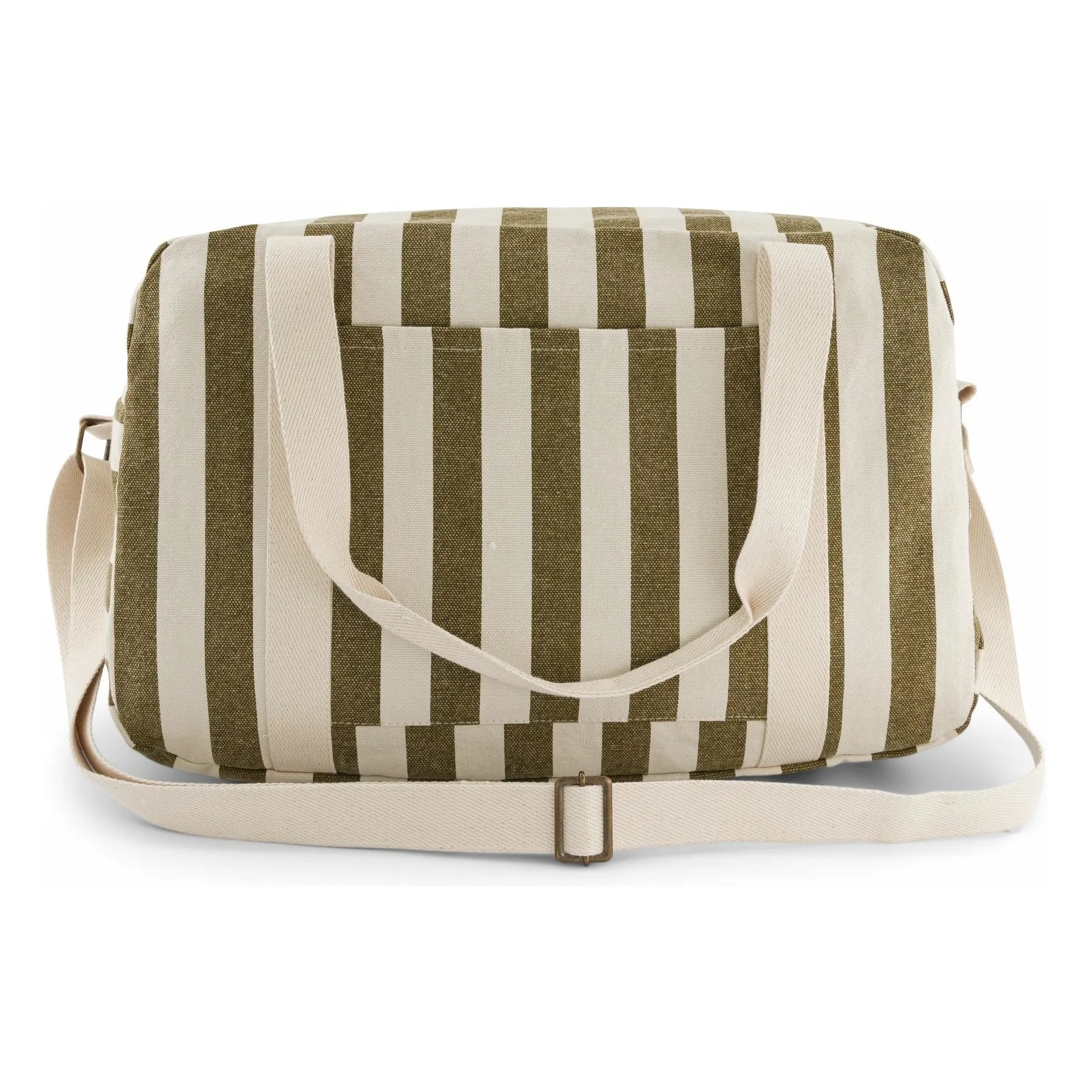Rose in April - Raphaël Striped Baby Care Bag | Olive