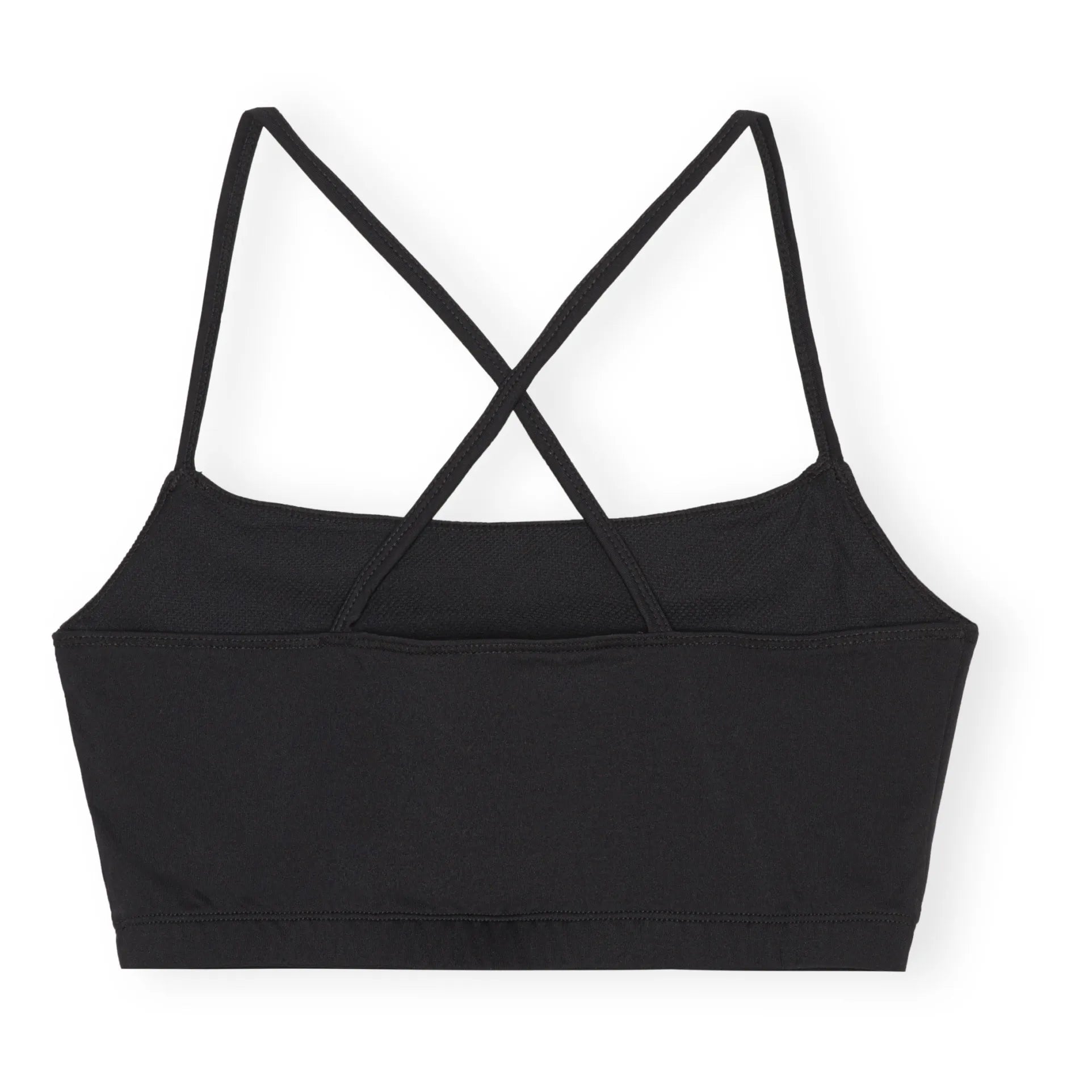 Ganni - Recycled Material Active Sports Bra | Black