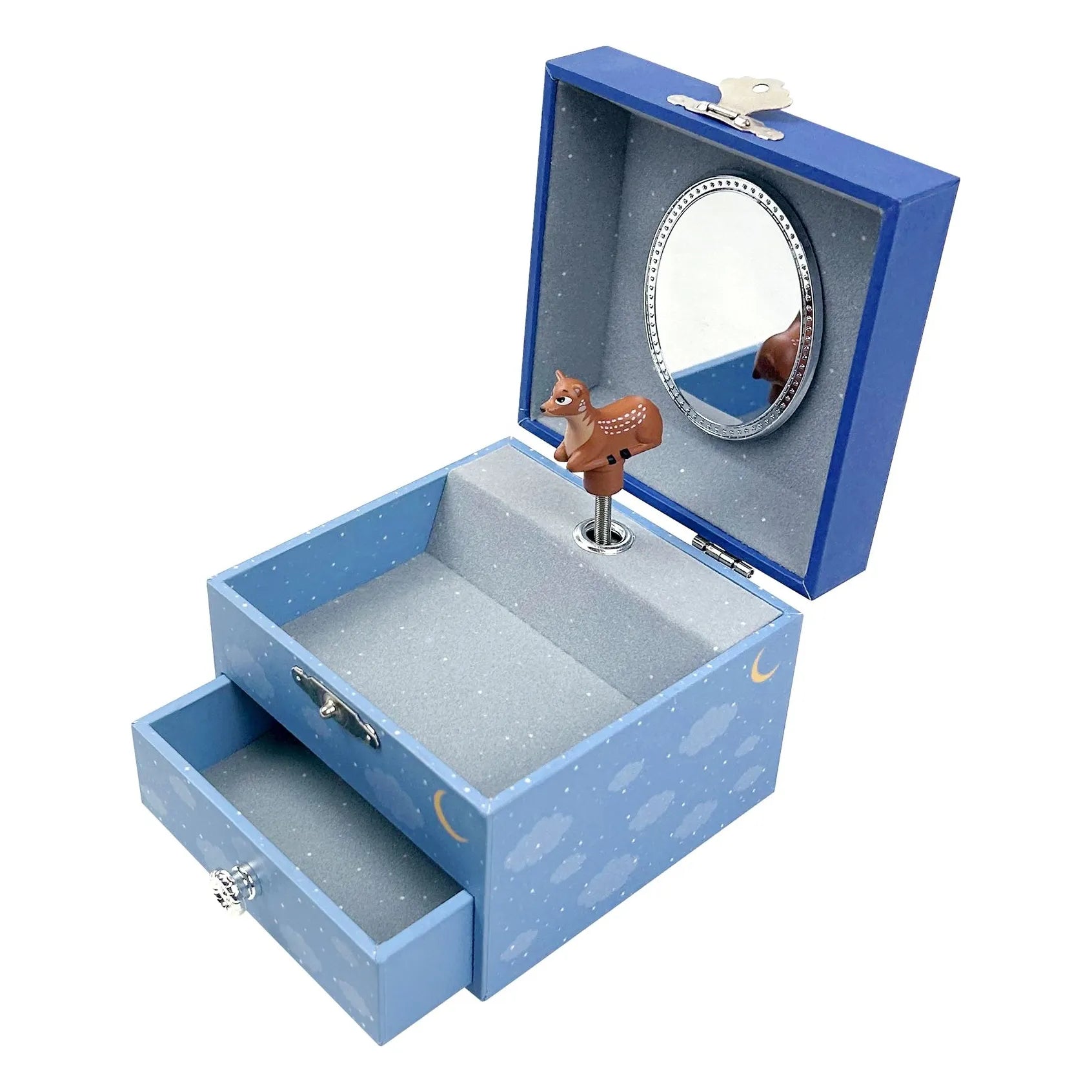 Trousselier - Renard Glow-in-the-Dark Music Box | Blue