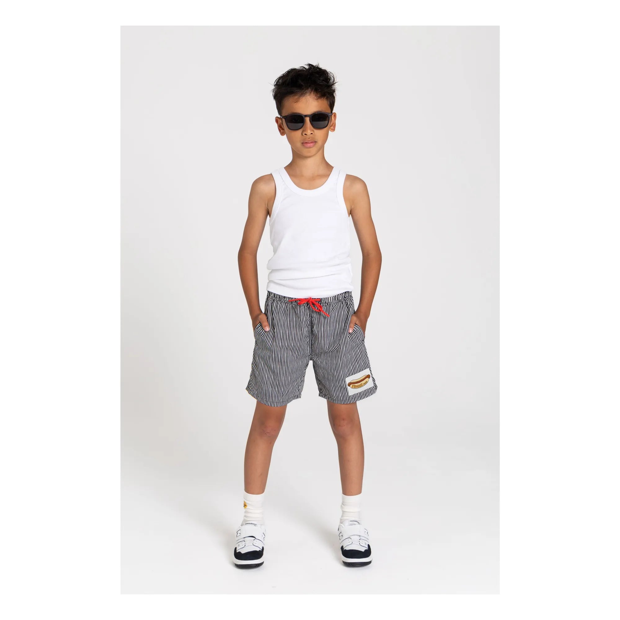 Finger in the nose - Ribbed Organic Cotton Tank Top | White