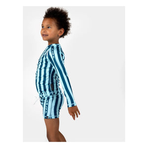 Beach & Bandits - Salty Stripes UV-Protected Swimsuit Recycled Fibers | Navy Blue