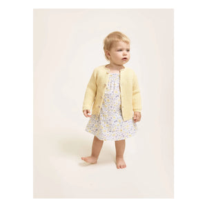 Búho - Seersucker Floral Dress | Light Blue