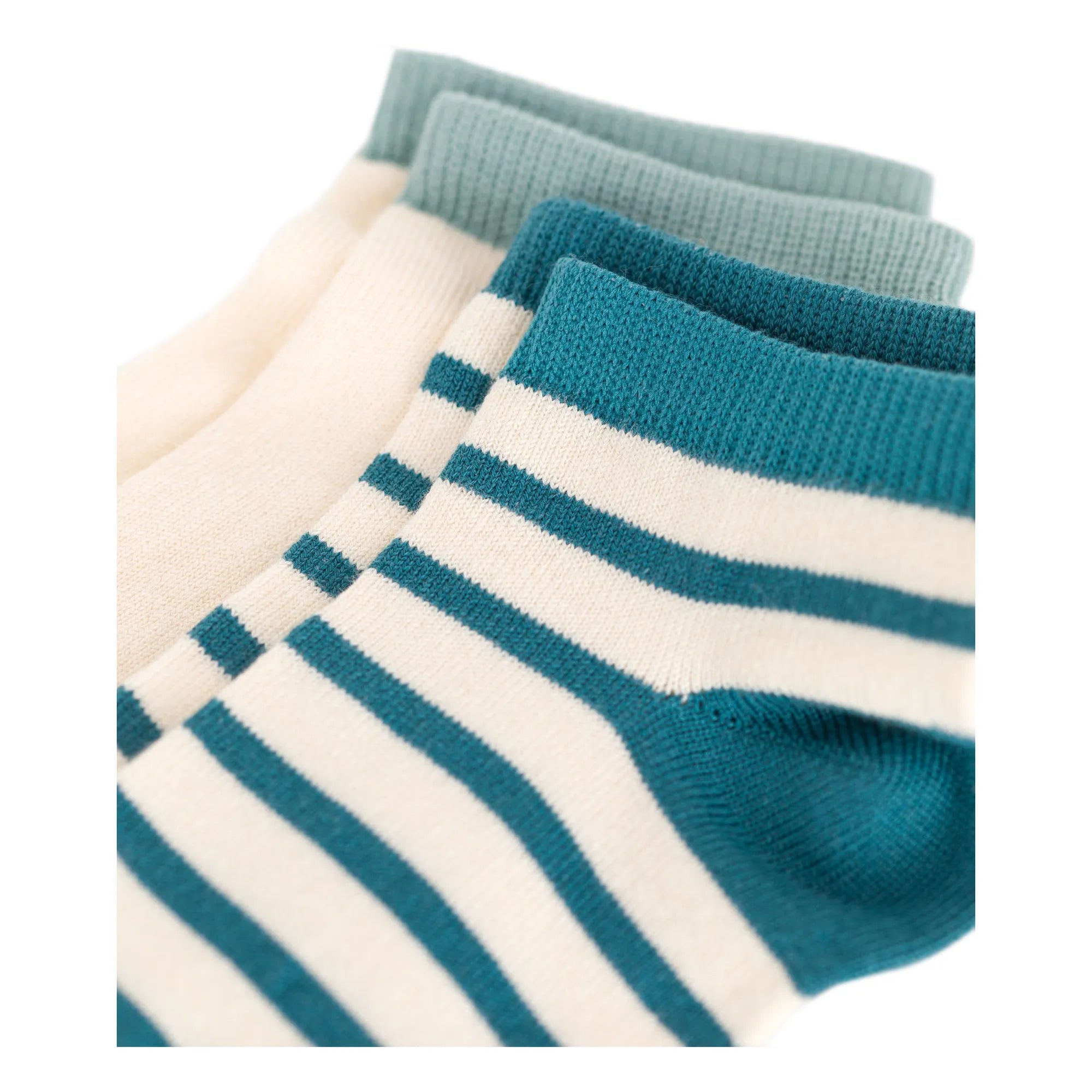 Petit Bateau - Blue Thin Striped Sock Set | 2-Pack