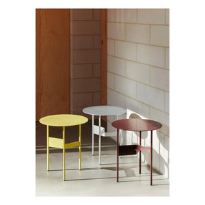 Hay - Shim Side Table | Burgundy