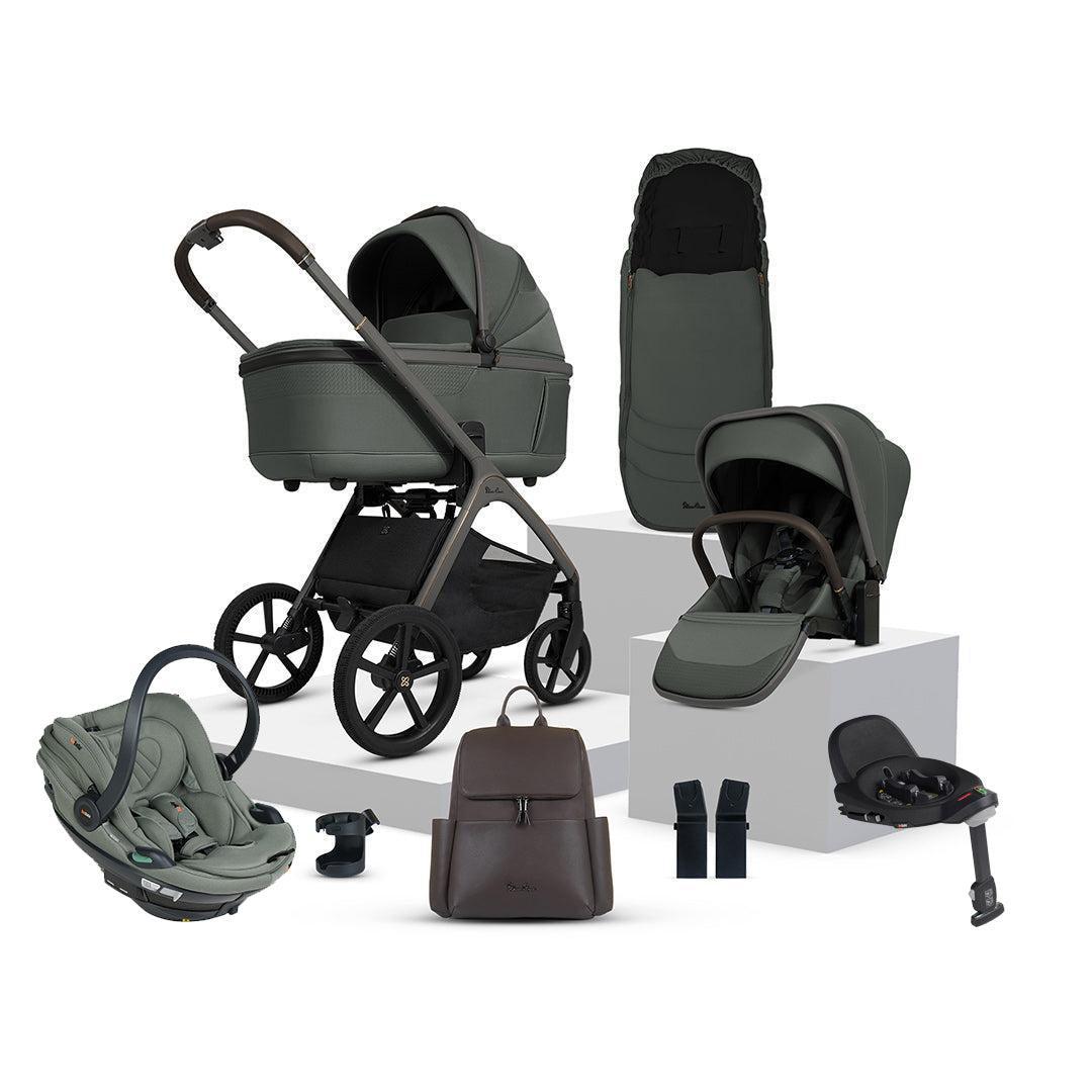 Silver Cross Cove + Go Beyond 2 Travel System-Travel Systems-Pewter- | Natural Baby Shower