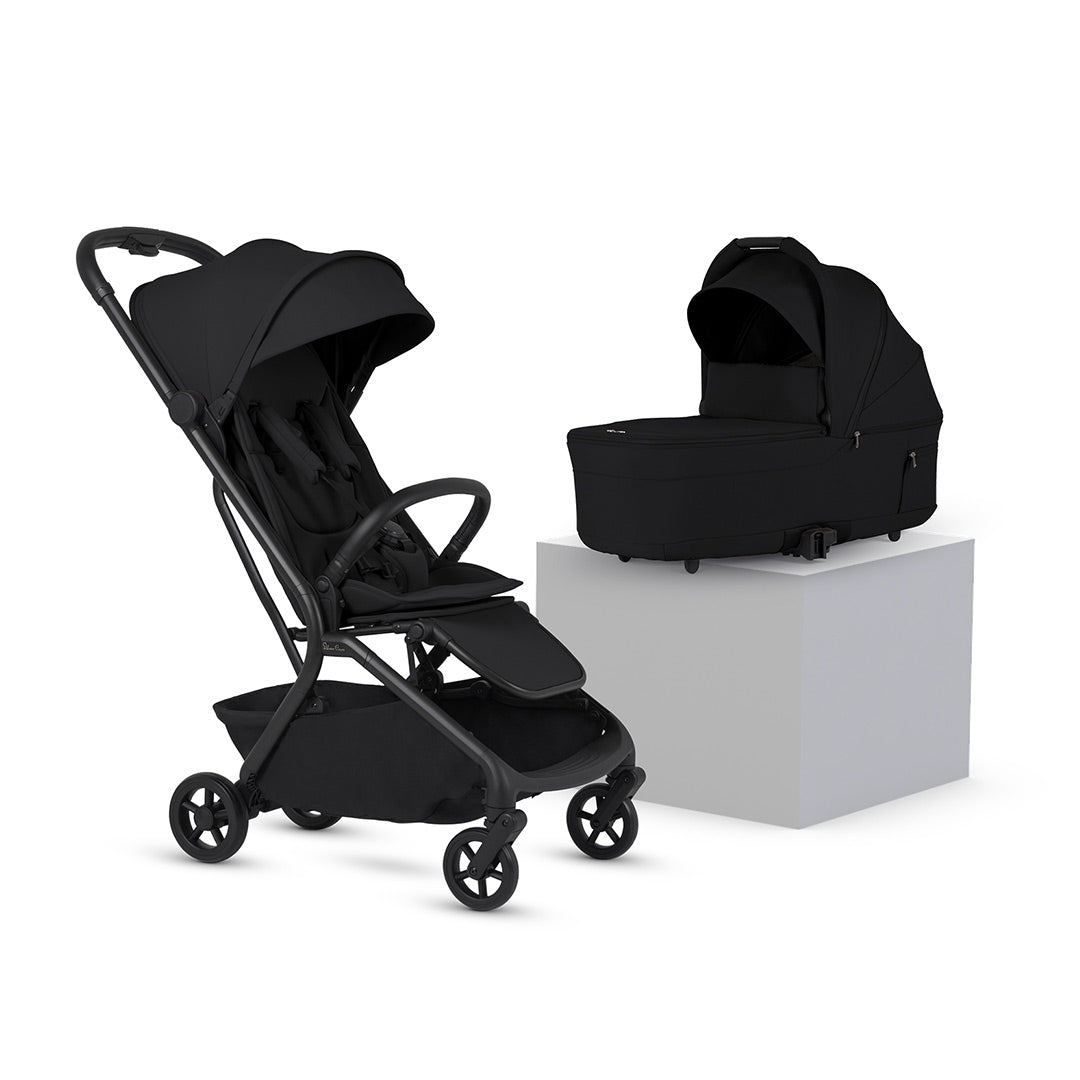 Silver Cross Nia Stroller - Onyx-Strollers-With Carrycot- | Natural Baby Shower