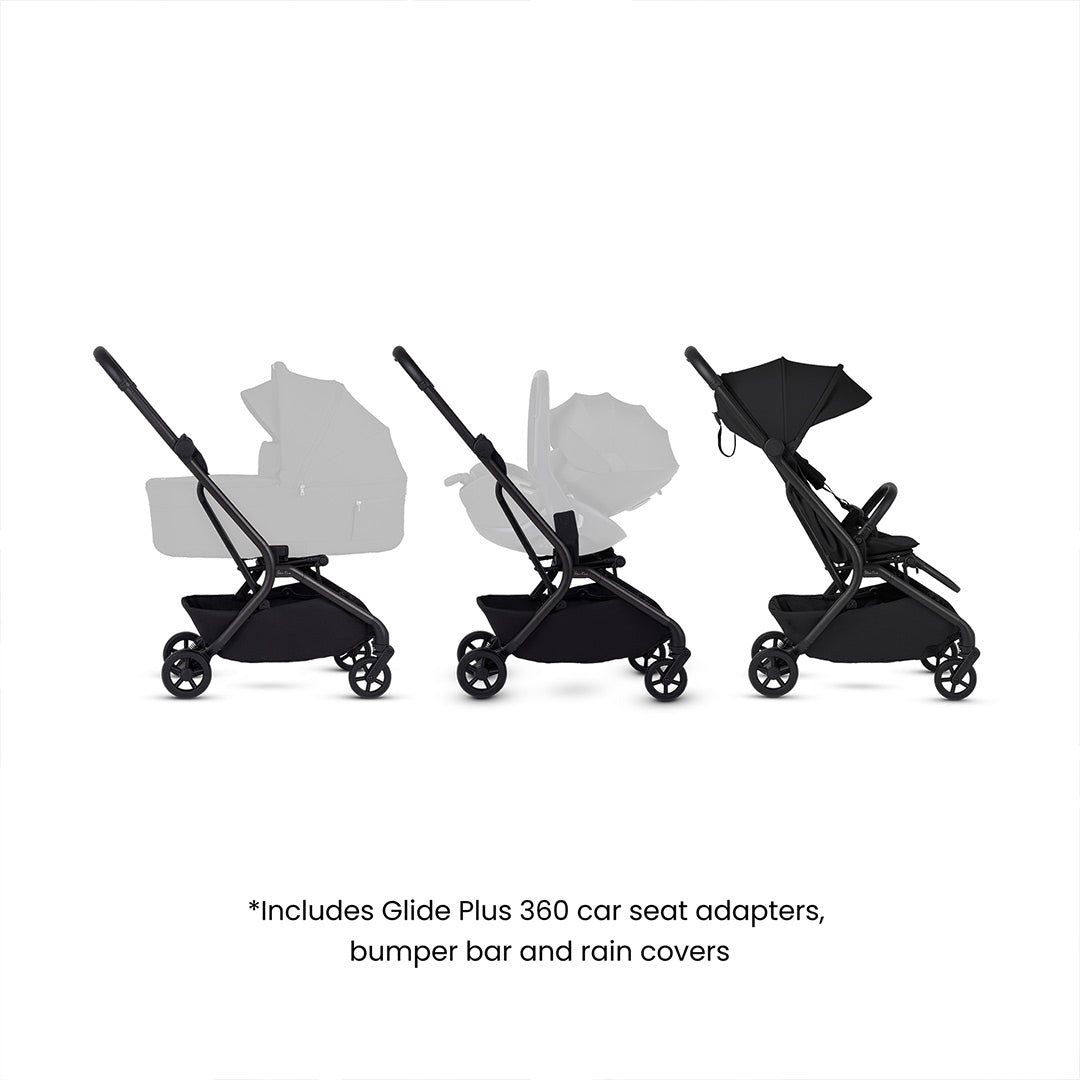Silver Cross Nia Stroller - Onyx-Strollers-No Carrycot- | Natural Baby Shower