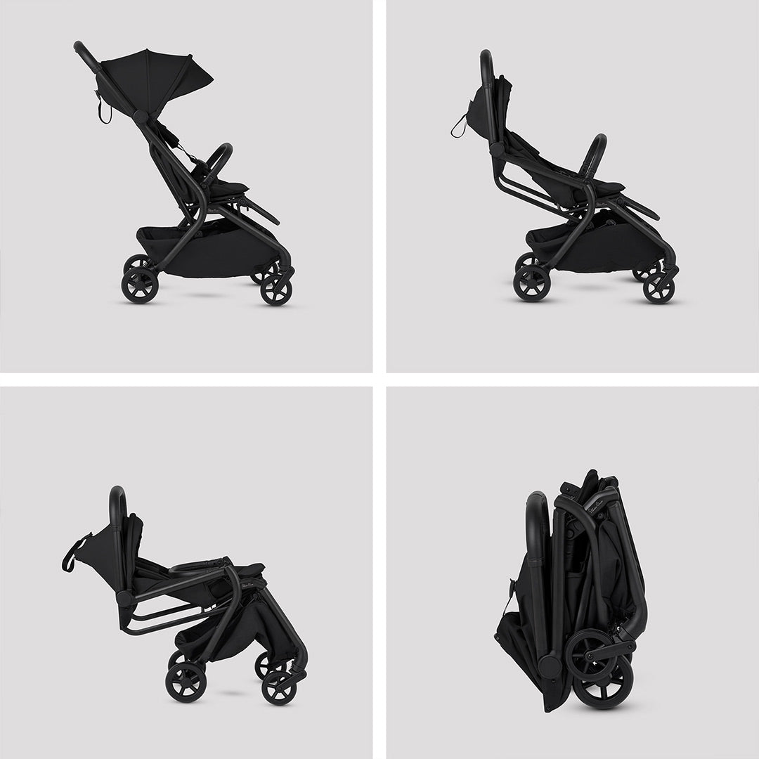 Silver Cross Nia Stroller - Onyx-Strollers-No Carrycot- | Natural Baby Shower