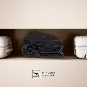 Silver Cross Nia Stroller - Onyx-Strollers-No Carrycot- | Natural Baby Shower