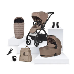 Silver Cross Reef 2 Accessory Bundle-Travel Systems-Mocha- | Natural Baby Shower