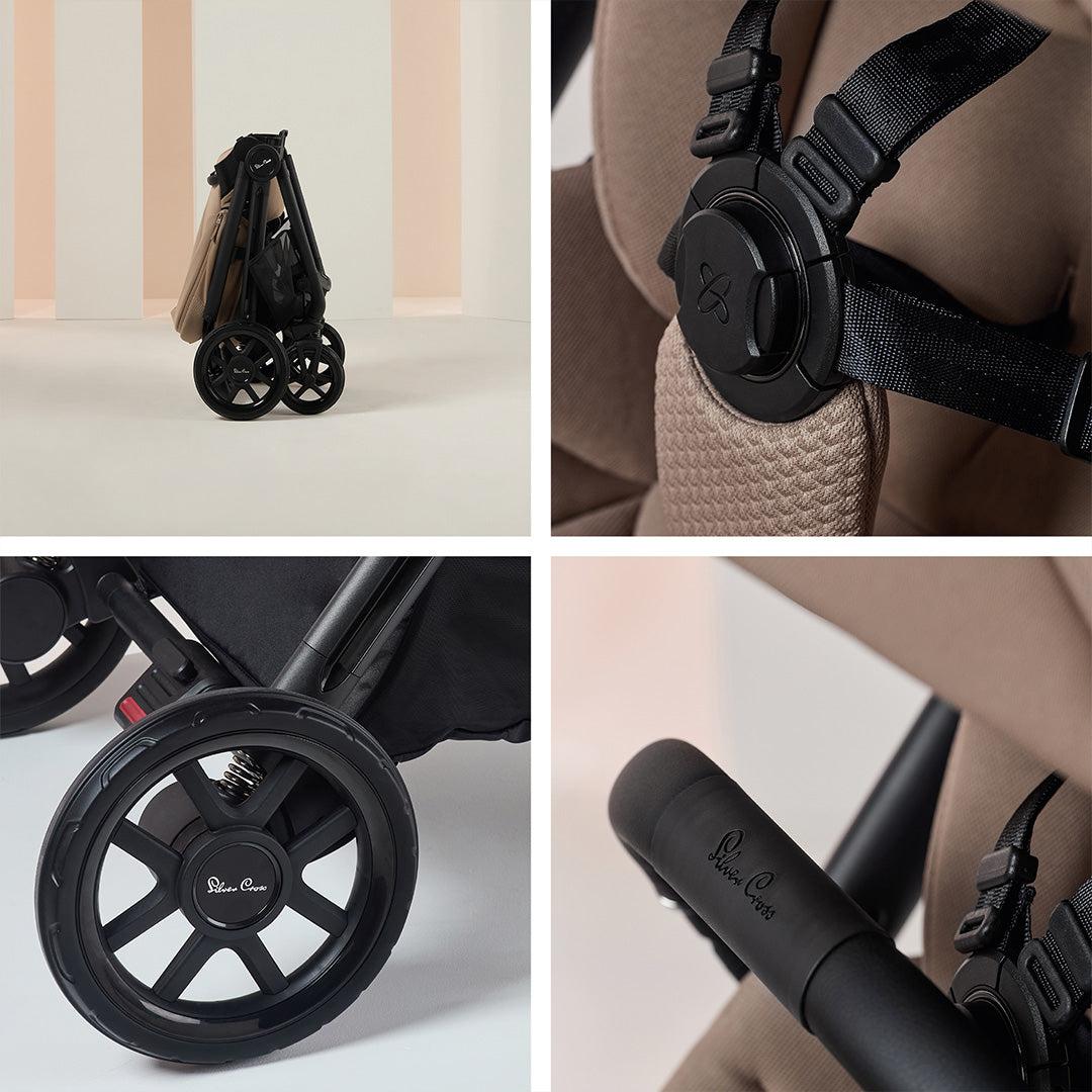 Silver Cross Reef 2 Pushchair + Pebble 360 Pro Travel System - Mocha-Travel Systems-Mocha-With Accessory Box | Natural Baby Shower