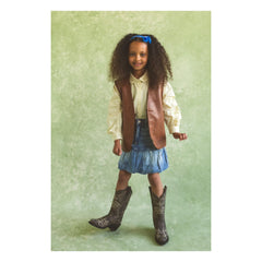 Fille Garçon - Sleeveless Jacket Can't Touch This Nappa Leather | Hazel