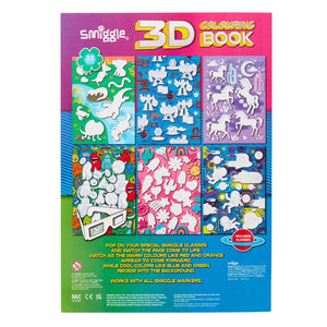 Smiggle - 3D Coloring Book