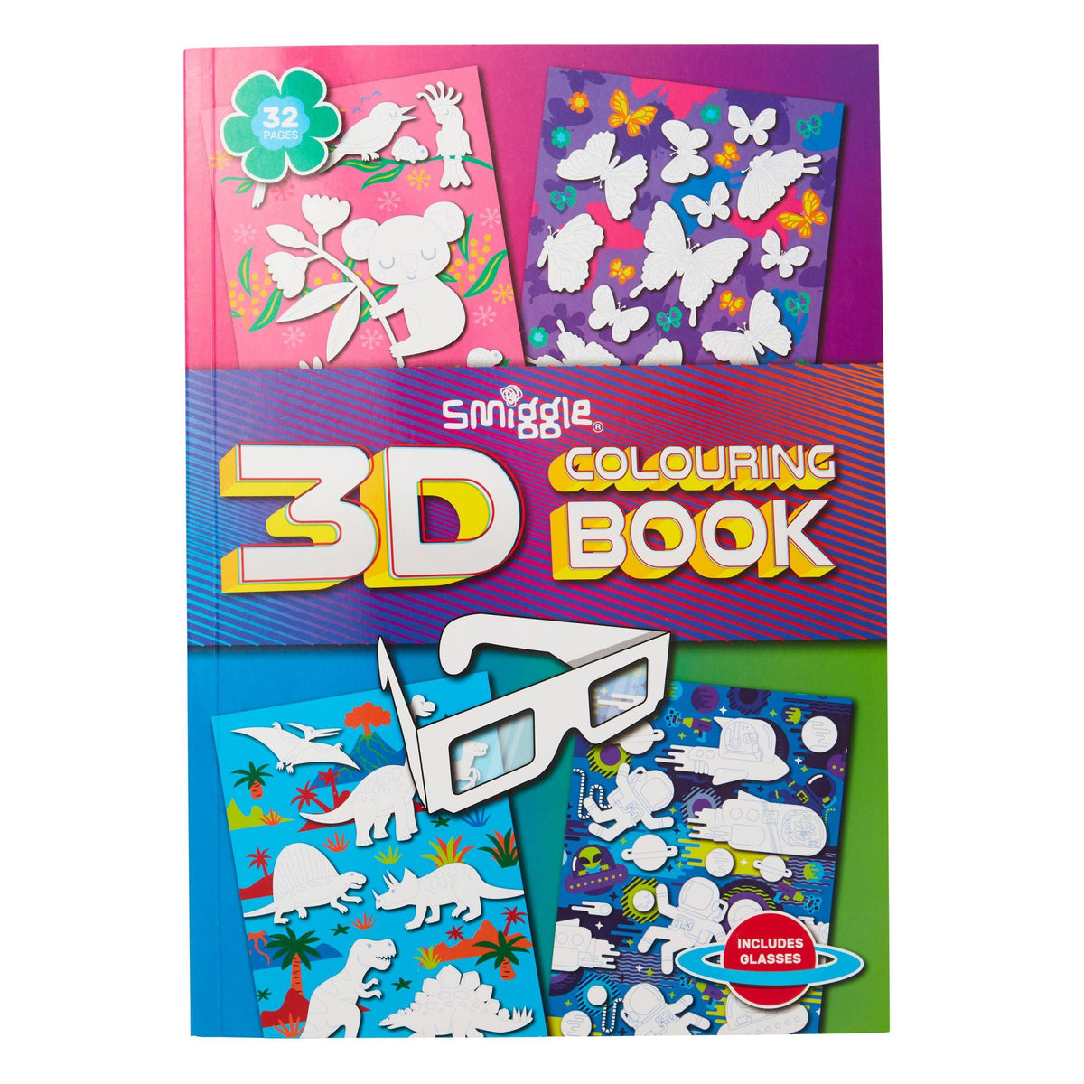 Smiggle - 3D Coloring Book