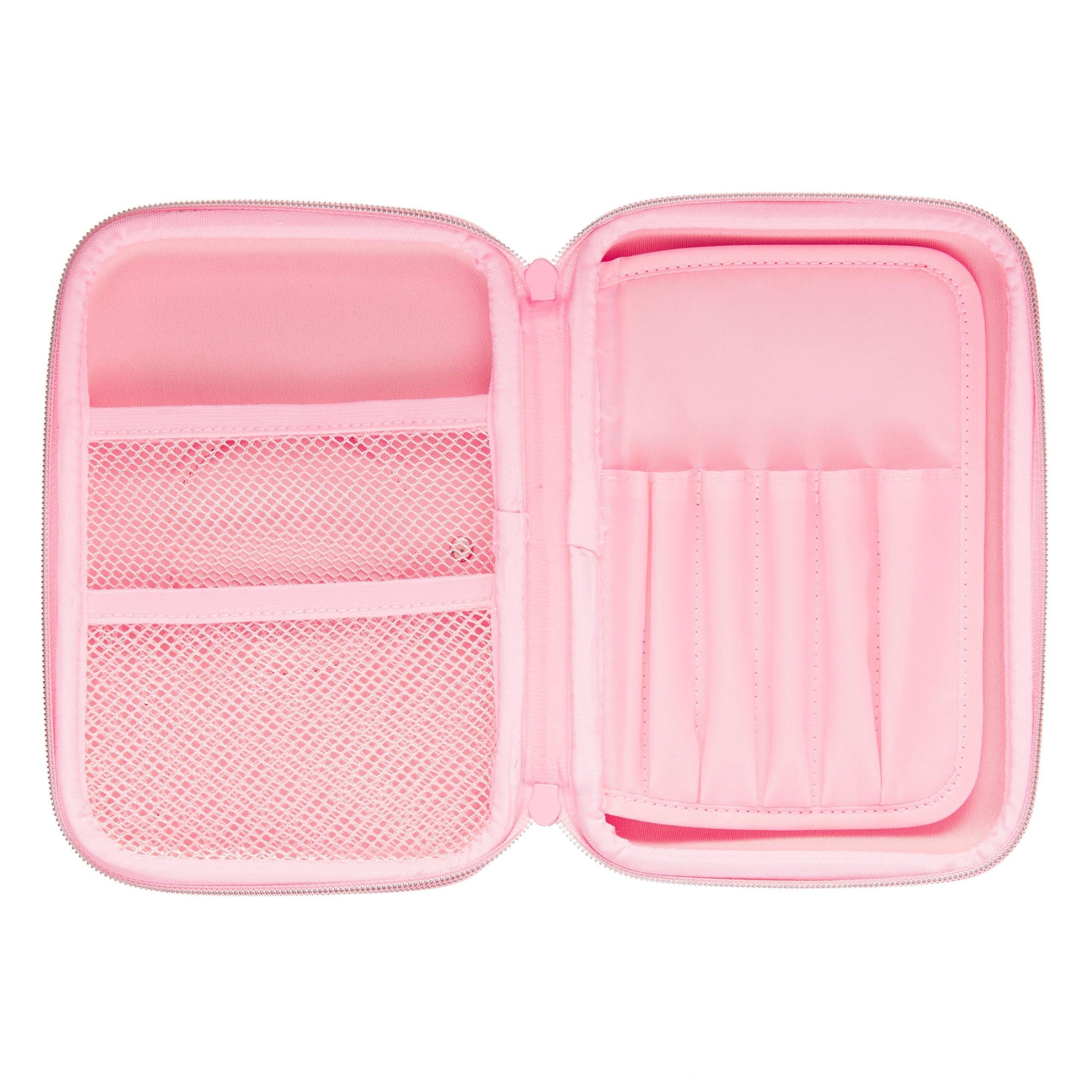 Smiggle - 3D Embossed Hardtop Glitz Mirror Pencil Case