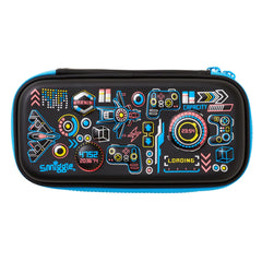 Smiggle - 3D Embossed Hardtop Black Small Pencil Case
