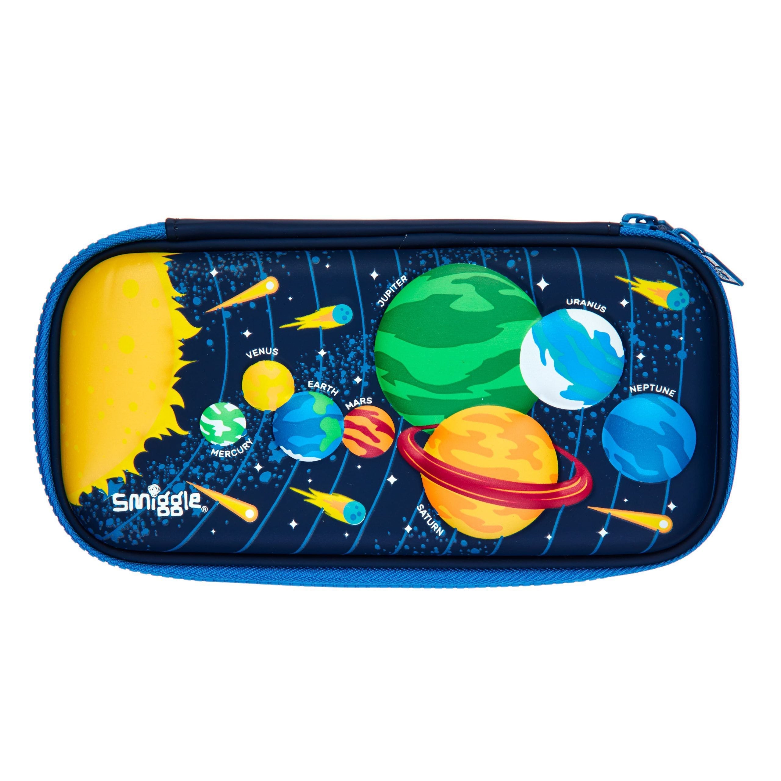 Smiggle - 3D Embossed Hardtop Wondrous Wanderers Pencil Case