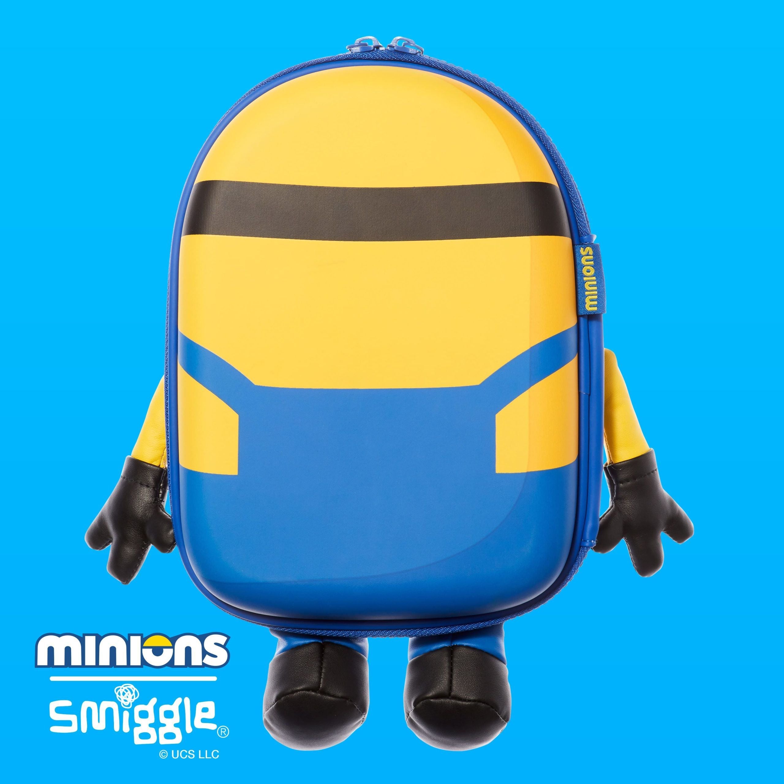 Smiggle - 3D Embossed Minions Hardtop Pencil Case