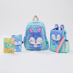Smiggle - Animalia Junior 4-Piece Preschool and Nursery School Bag Set
