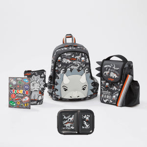 Smiggle - Animalia Junior 5-Piece Preschool and Nursery School Bag Set