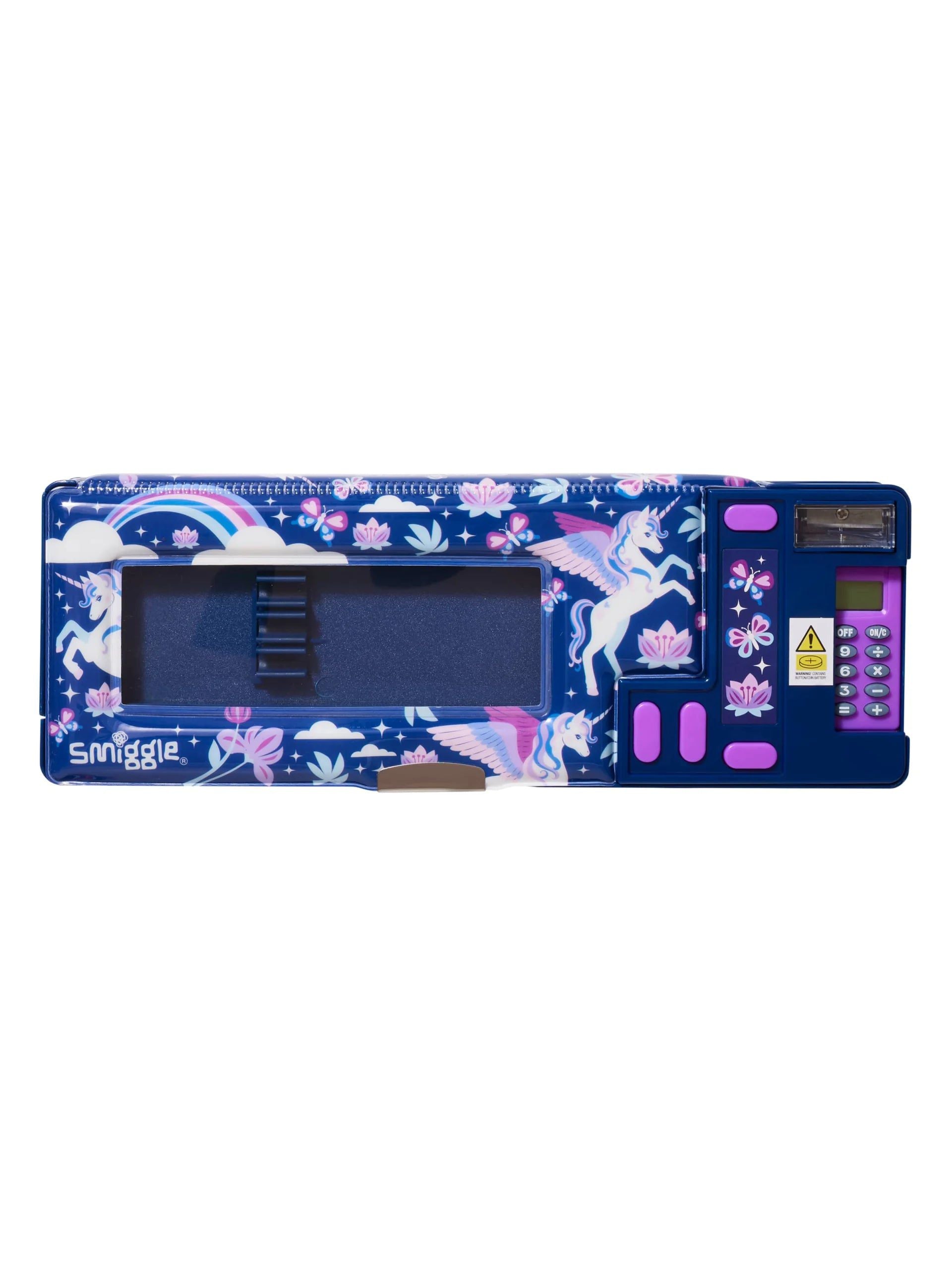 Smiggle - Away Automatic Pencil Case with Calculator