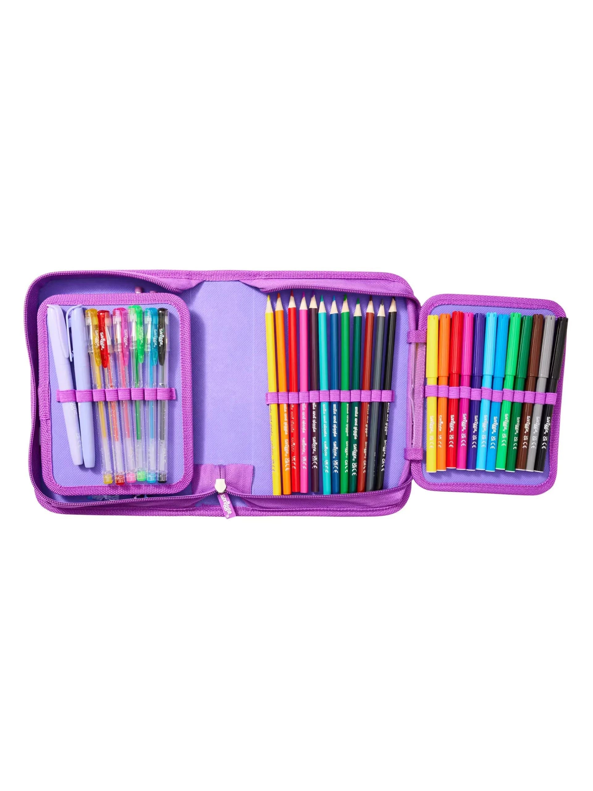 Smiggle - Away Midi Unicorn Console Stationery Set
