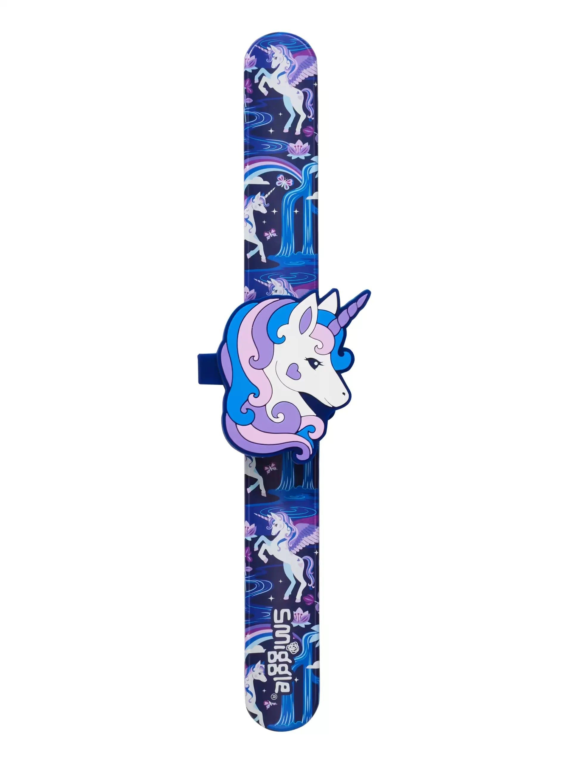 Smiggle - Away Unicorn Slap Band Wristwatch