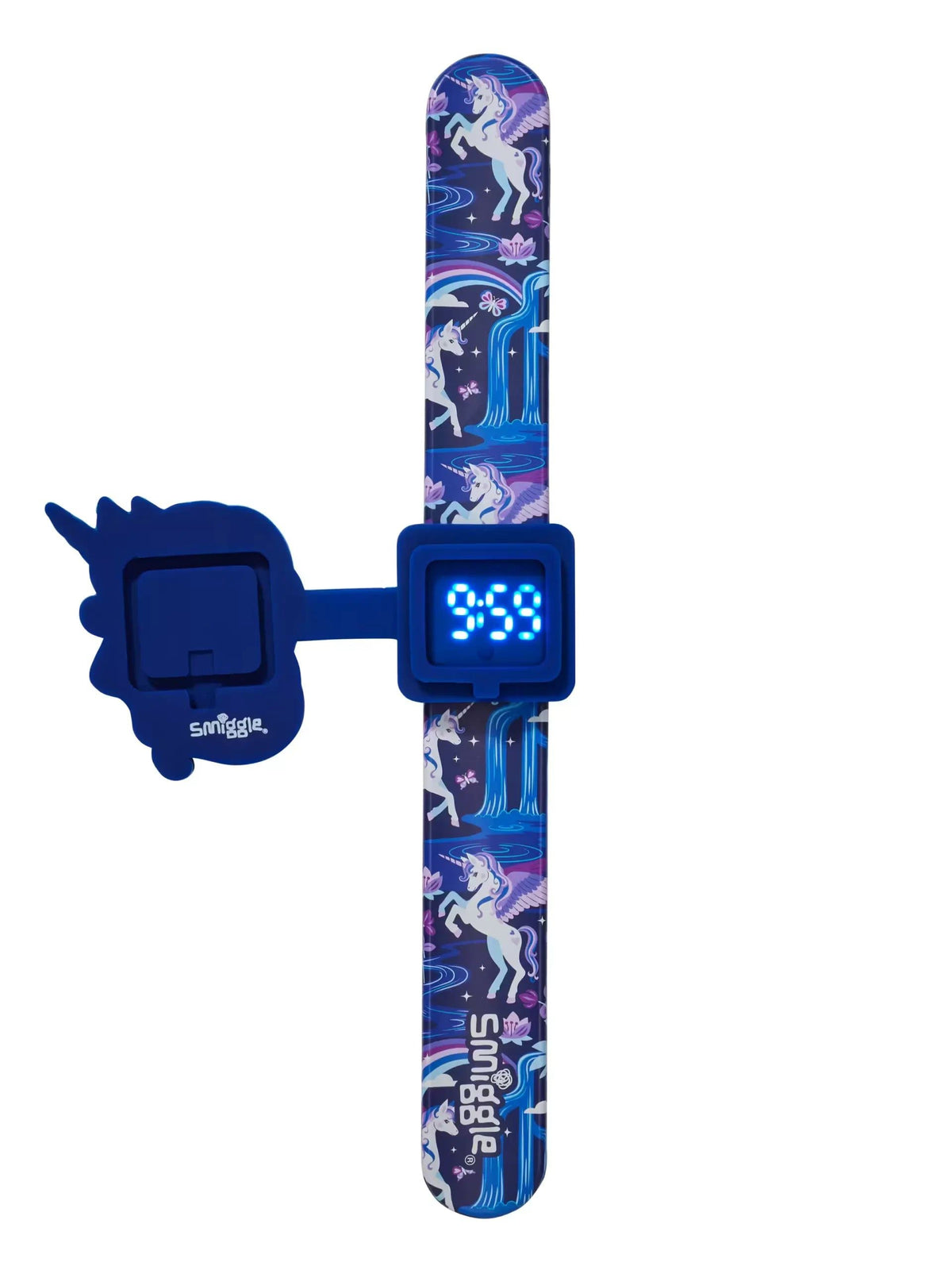 Smiggle - Away Unicorn Slap Band Wristwatch