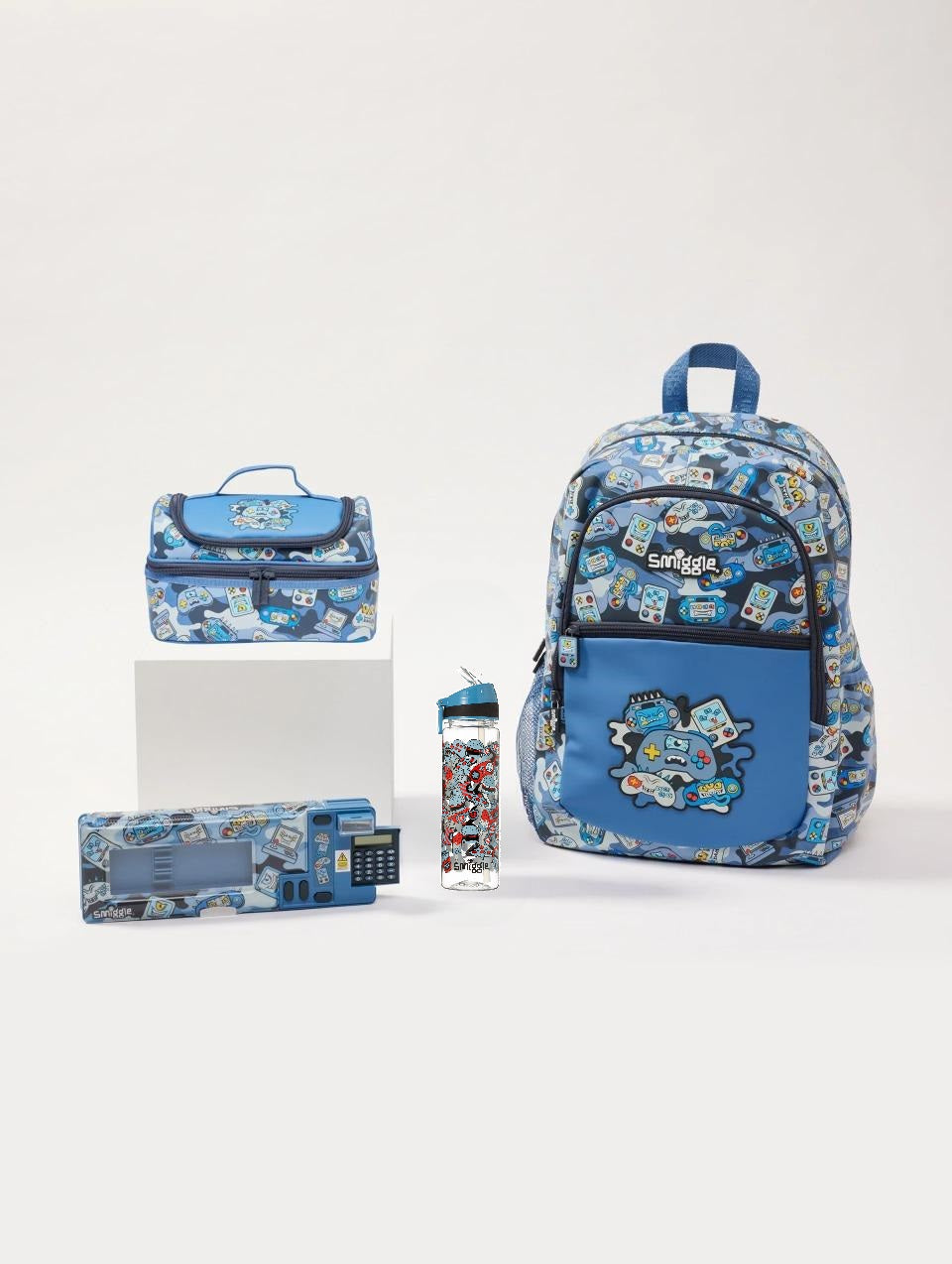Smiggle - Away and Illusion 4-Piece School Bag Set