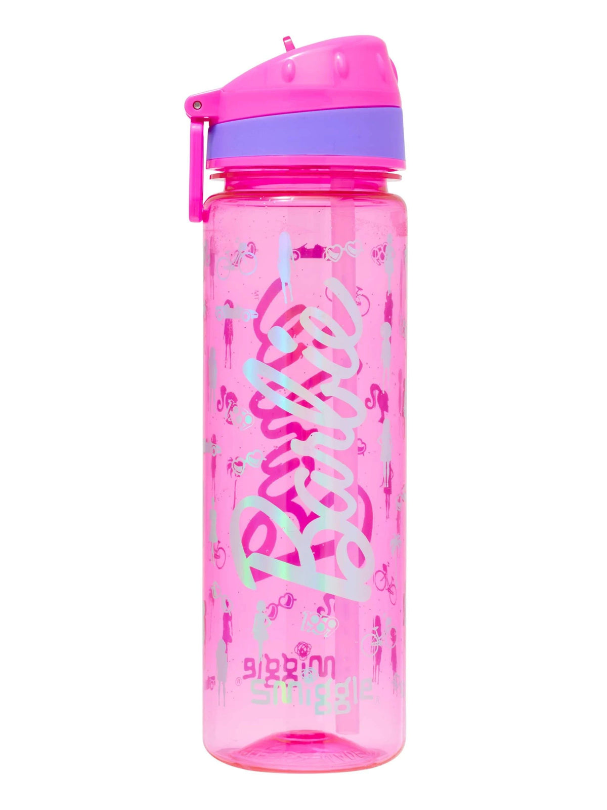 Smiggle - Barbie 650 ML BPA-Free Straw Drink Bottle