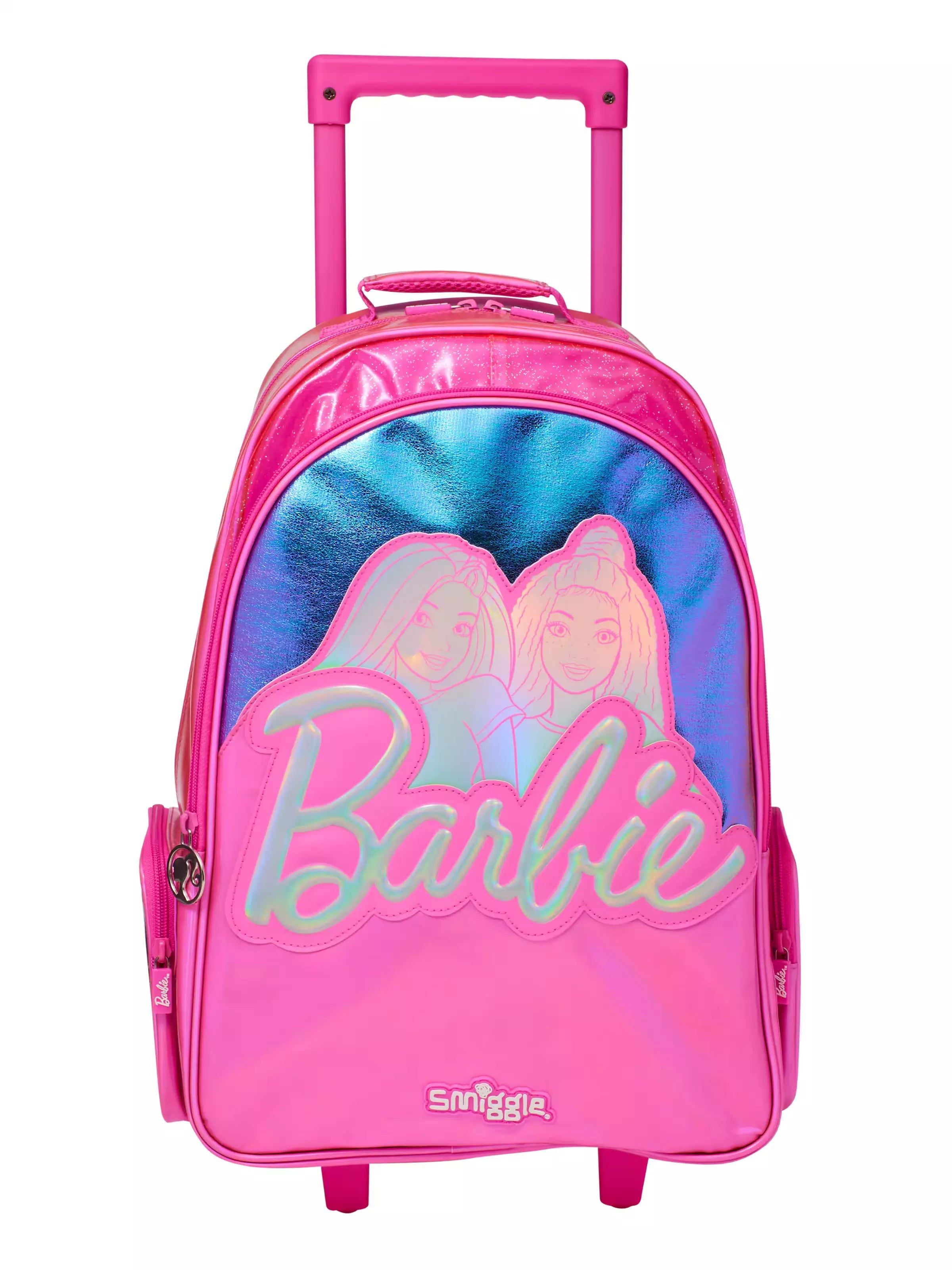 Smiggle - Barbie Light-Up Trolley Backpack