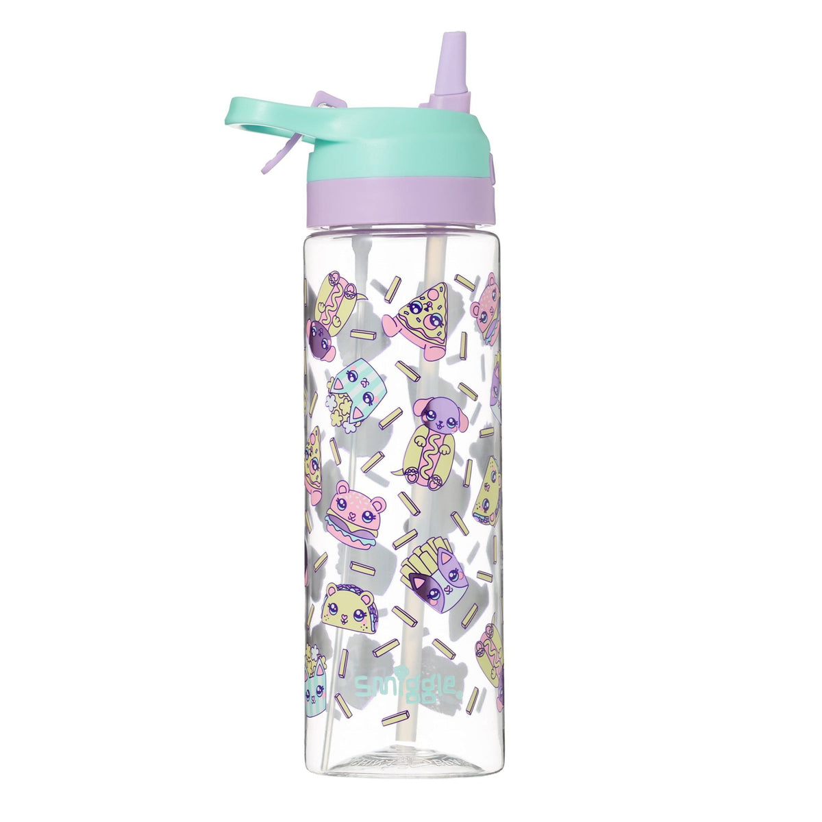 Smiggle - Beam Water Spray Straw 700ML BPA Free Water Bottle