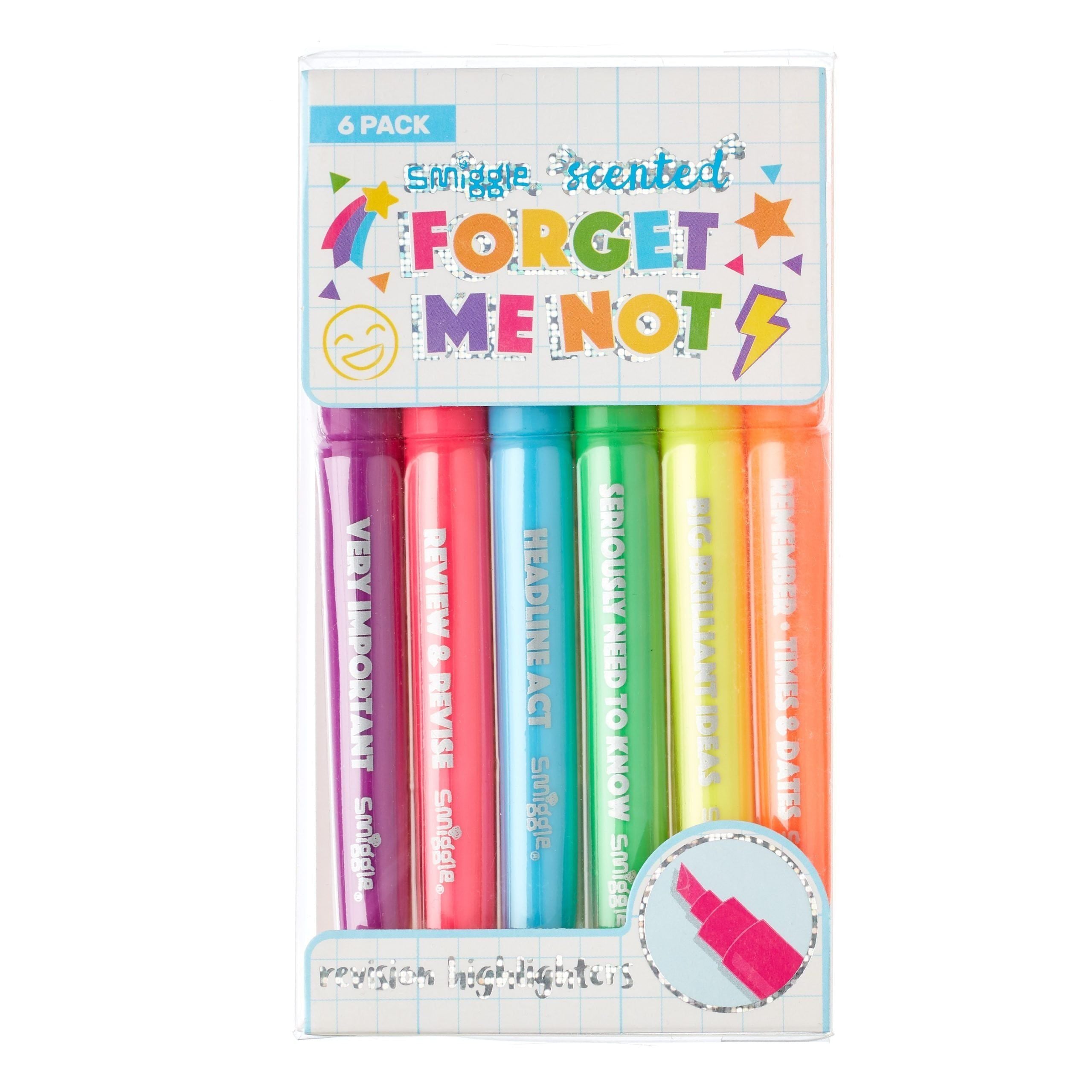 Smiggle - Forget Me Not Highlighter 6'li Highlighters