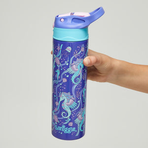 Smiggle - Better Togerher Stainless Steel 520ml Straw Bottle