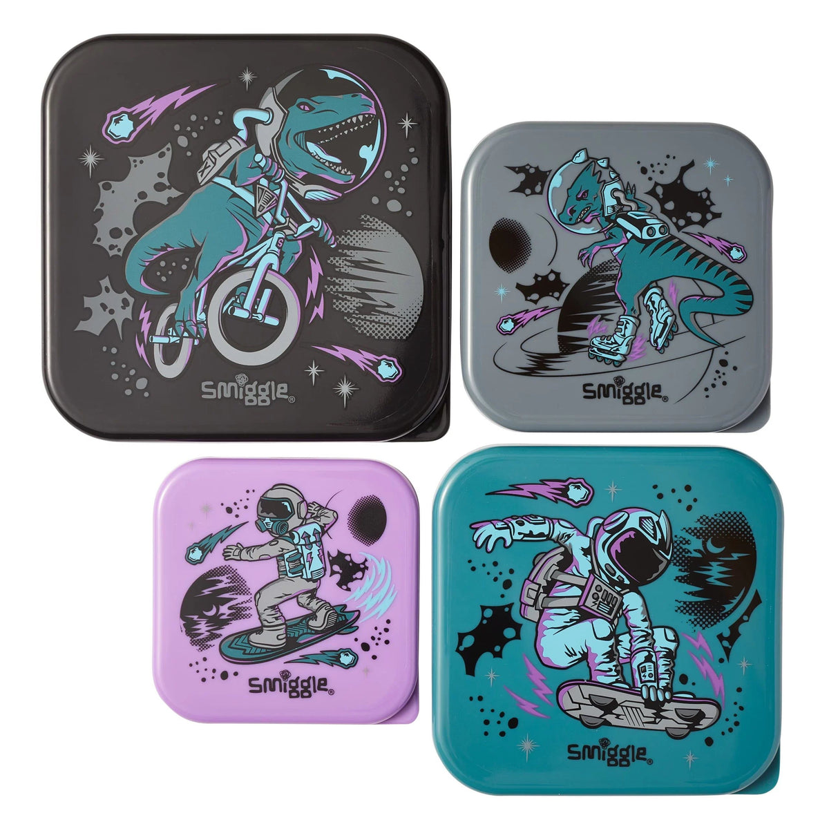 Smiggle – Better Together 4-Piece Meal Containers