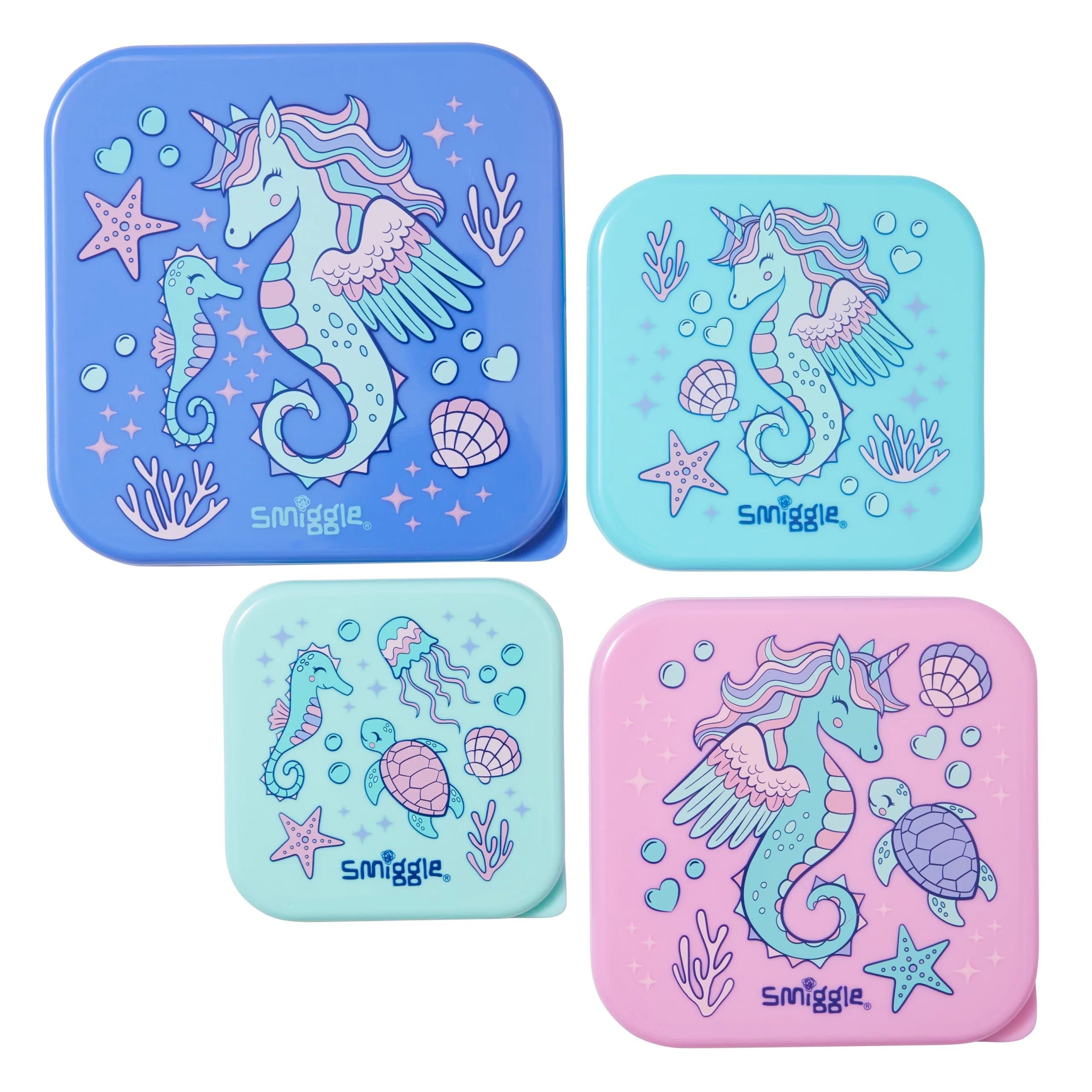 Smiggle – Better Together 4-Piece Meal Containers