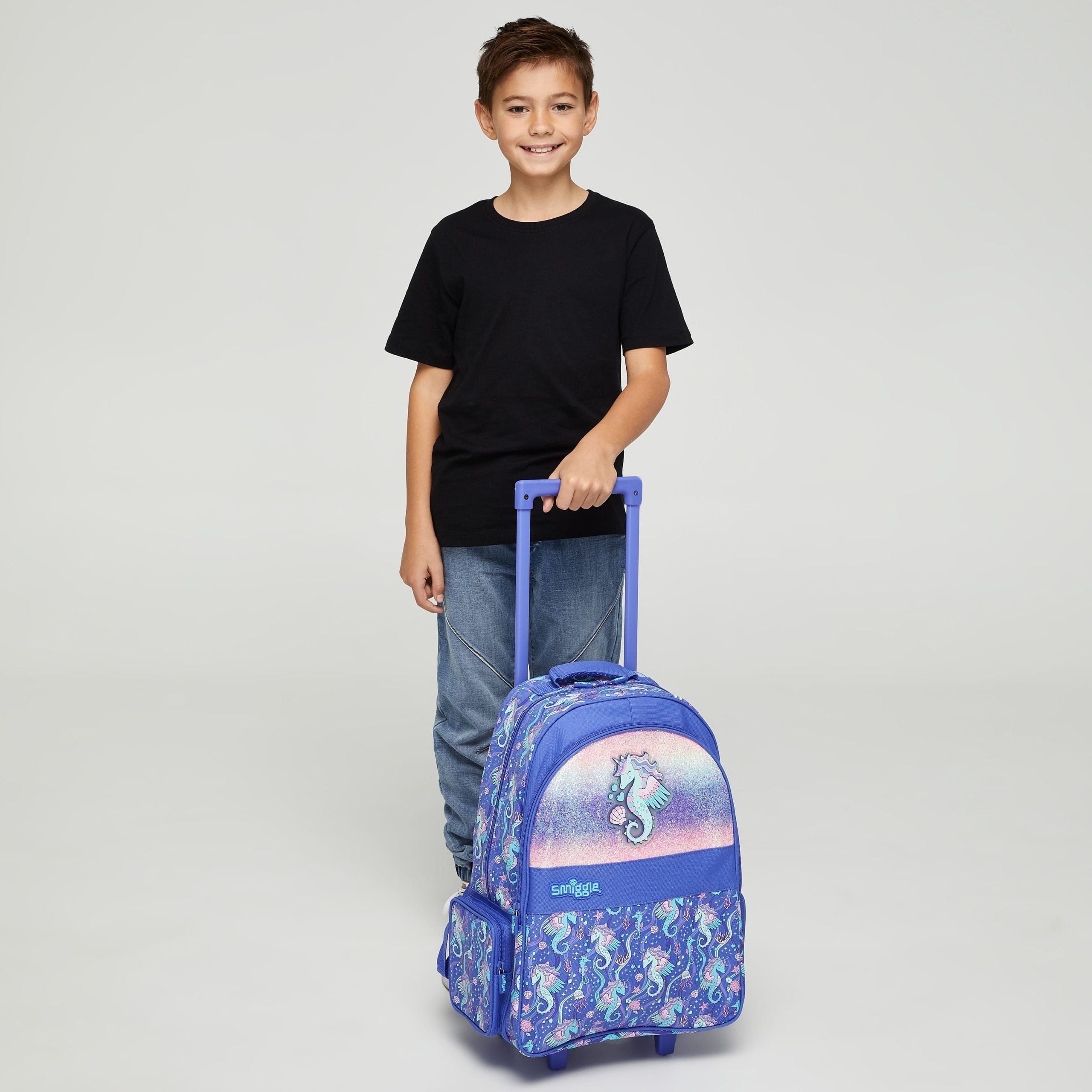 Smiggle - Better Together Lighted Backpack with Trolley