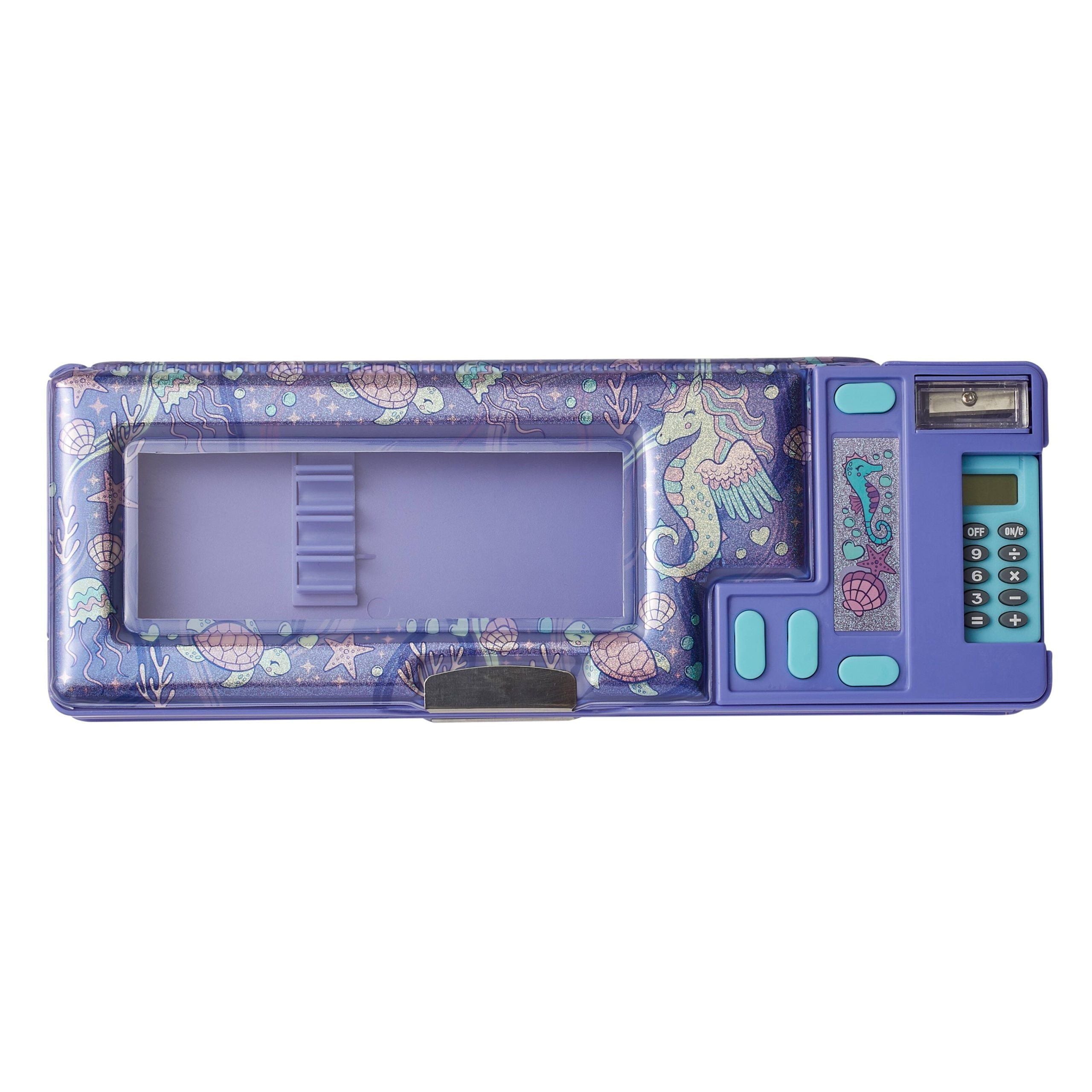 Smiggle - Better Together Poput Automatic Pencil Case with Calculator