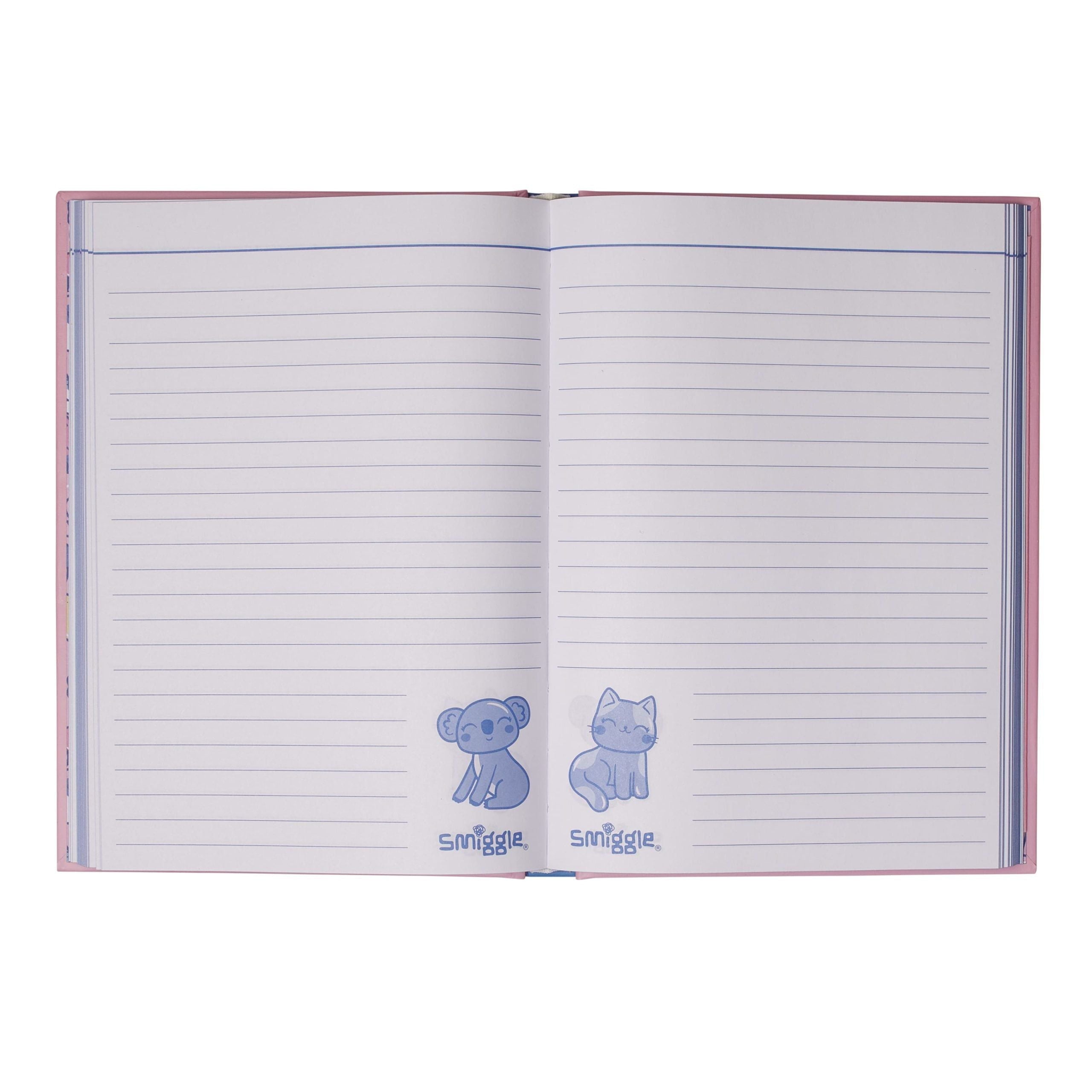Smiggle - Better Together Thick Hardcover A5 Lined Notebook