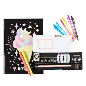 Smiggle - Beyond Ice Cream Calculator Pencil Case Stationery Set