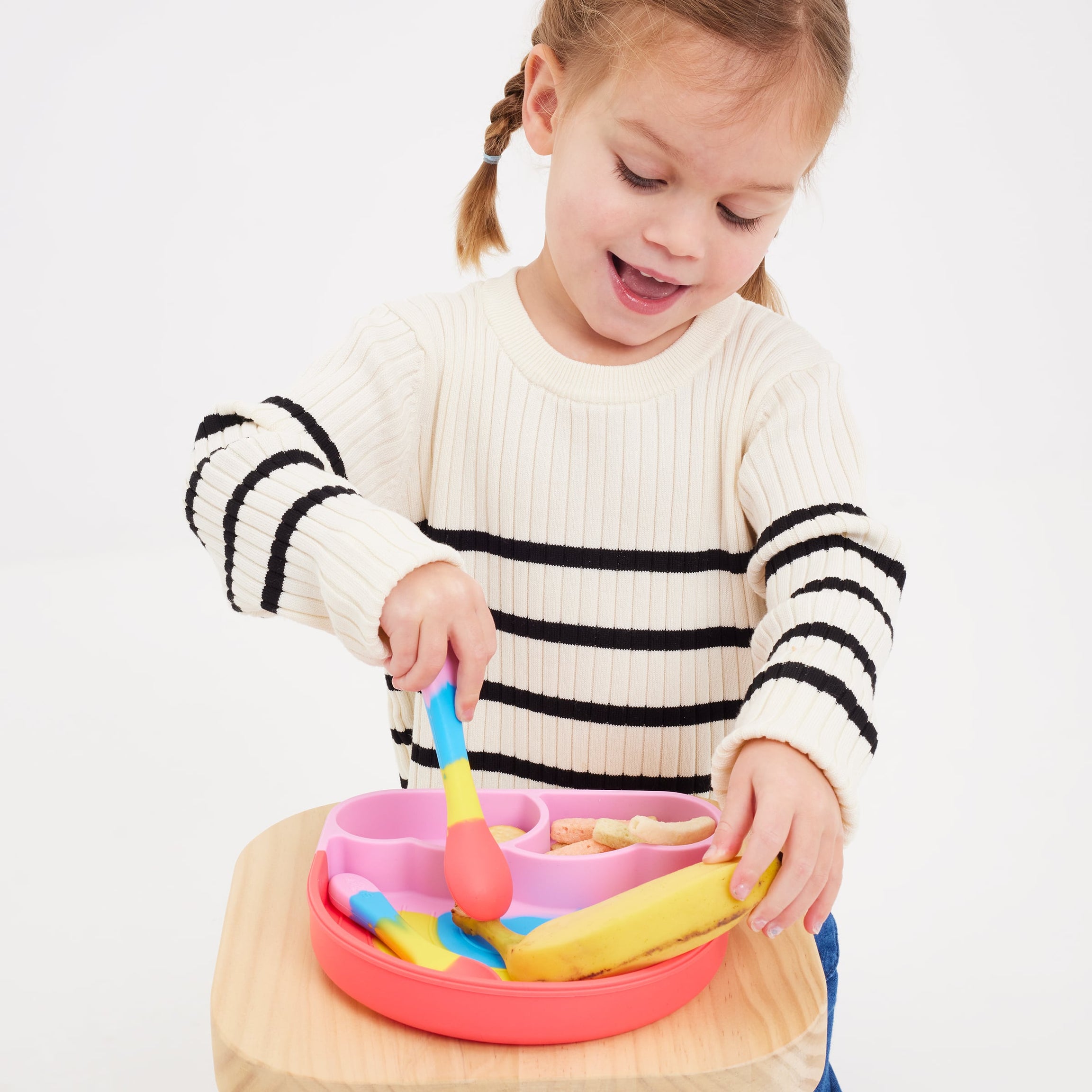 Smiggle - Big Dream Silicone Dinner Plate Set