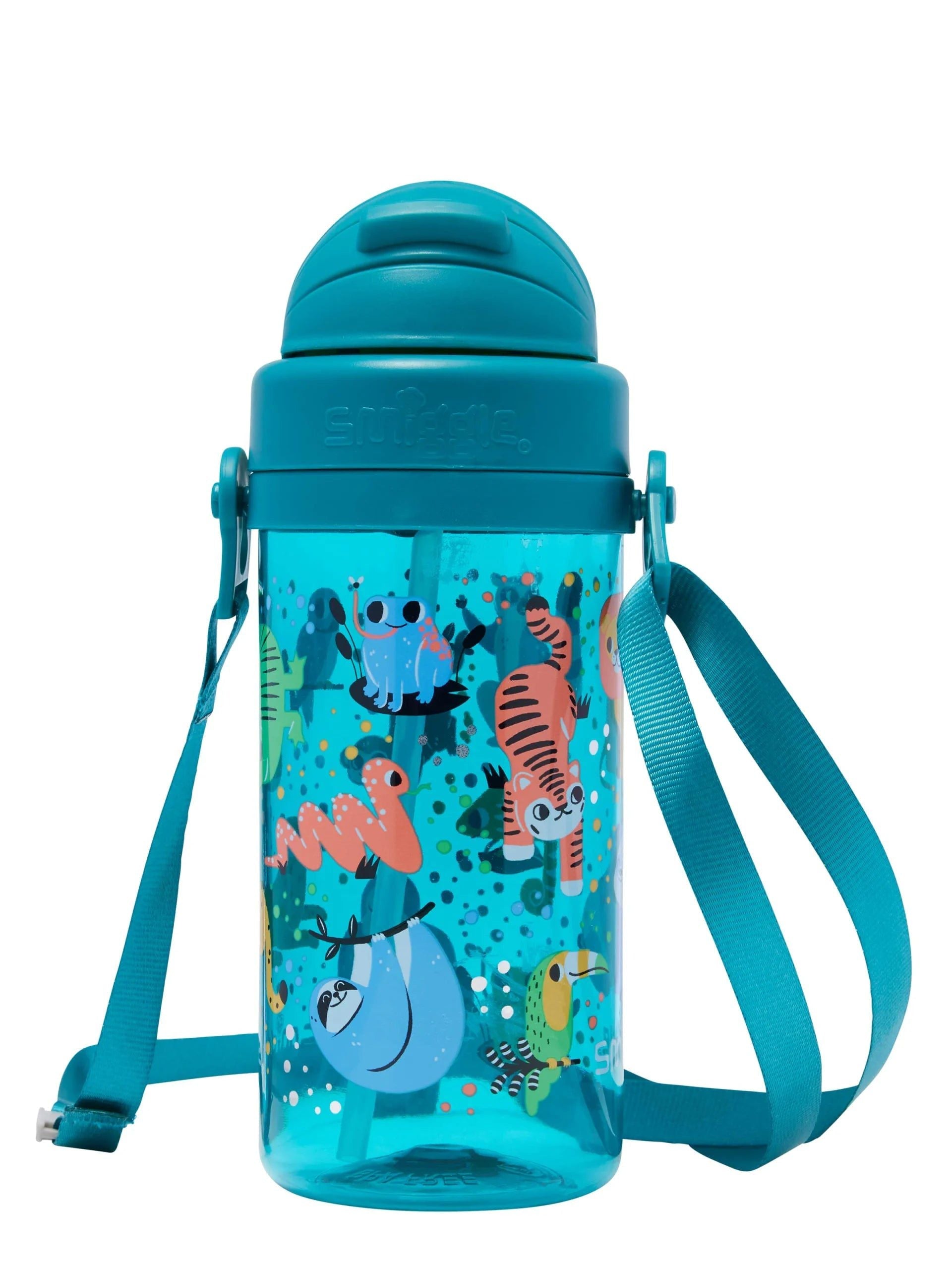 Smiggle - Big Dreams Kindergarten 400ML BPA Free Hidden Straw Water Bottle