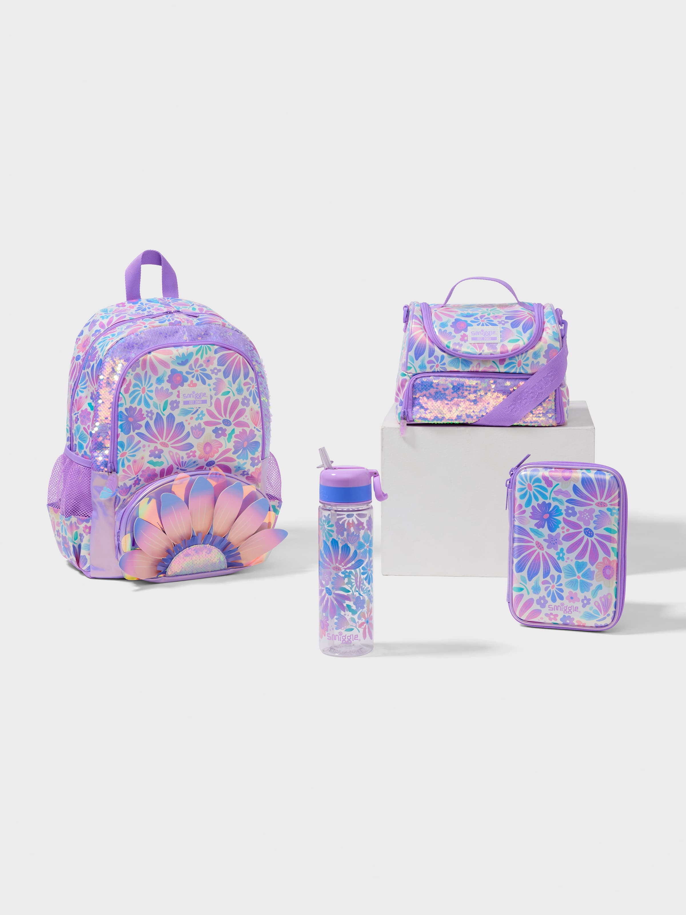 Smiggle - Bloom 4 Piece School Bag Set